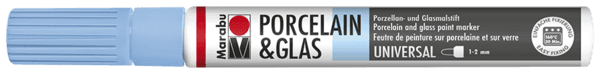 Marabu Porcelain Painter popisovač modrý blankytný 1-2 mm