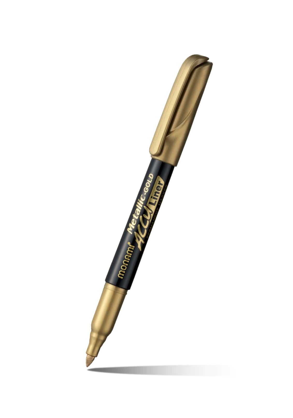 Monami Accu Liner Metallic zlatý permanentní popisovač 1,7 mm