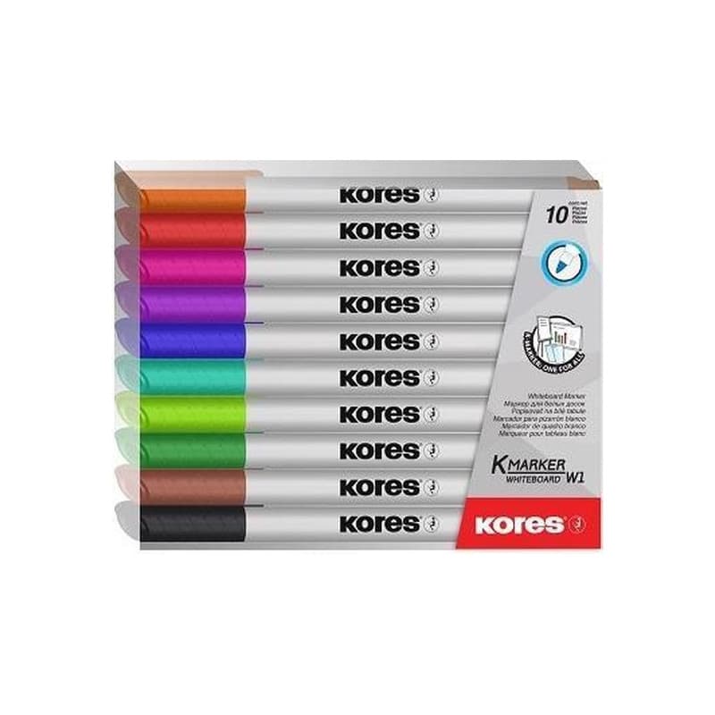Kores 22841 sada 10 popisovačů na bílé tabule