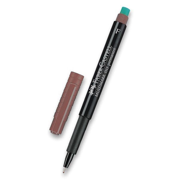 Faber-Castell Multimark 1523 F permanentní popisovač hnědý 0,3 mm