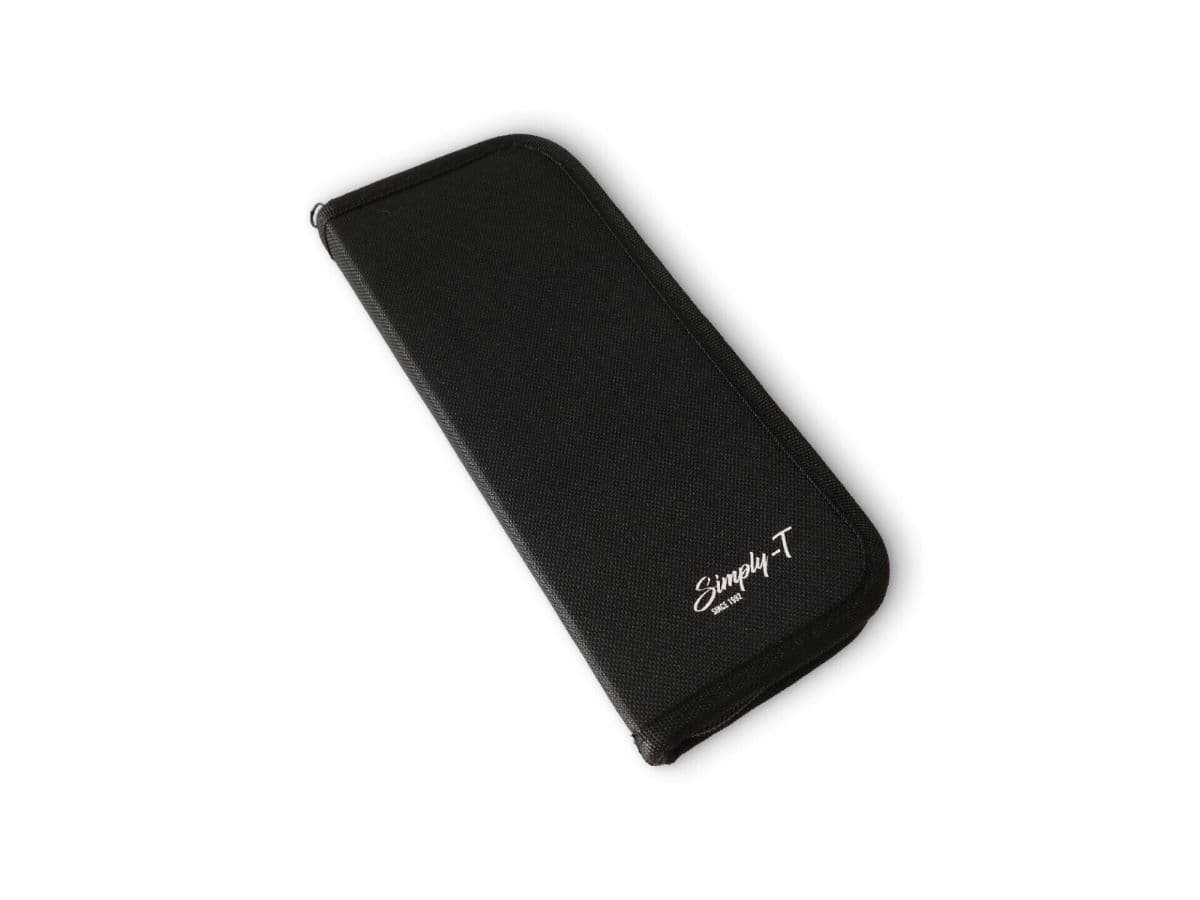 Černé pouzdro na štětce Simply-T 10 míst
