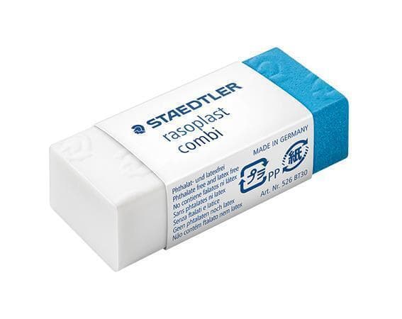 Staedtler Rasoplast Combi kombinovaná pryž čelní pohled