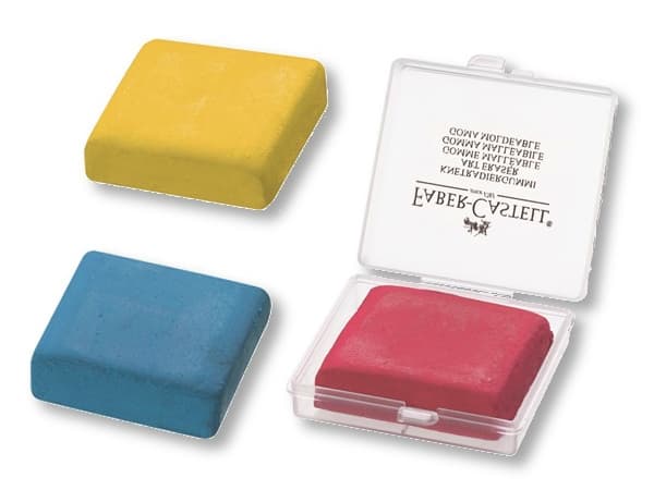 Faber-Castell barevná tvárlivá pryž v průhledné krabičce