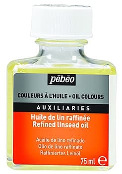 Pébéo rafinovaný lněný olej pro olejové barvy 75ml