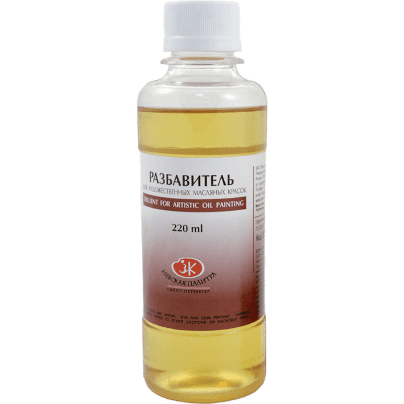Nevskaya Palitra ředidlo olejové barvy 220ml láhev