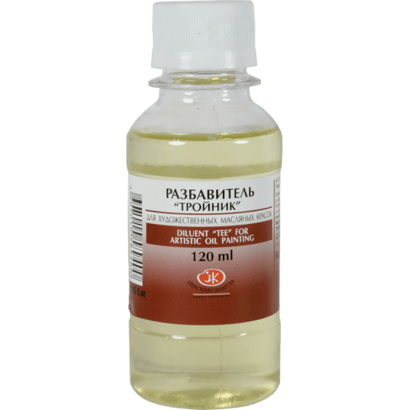 Nevskaya Palitra Trojnik ředidlo olejové barvy 120ml lahvička