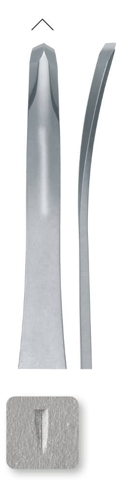 RGM 340 rydlo linoryt V-profil 90° střední zahnuté