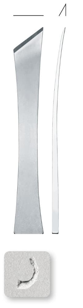 RGM 347 rydlo linoryt šikmý plochý profil pravý