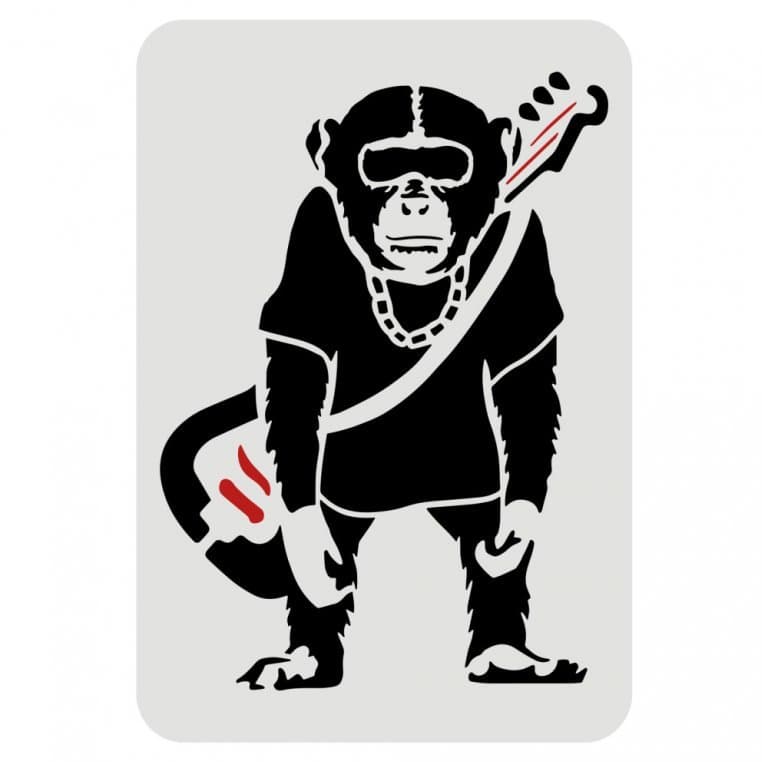 Plastová šablona A4 motiv Slunce a fáze Měsíce FINGER Inspire