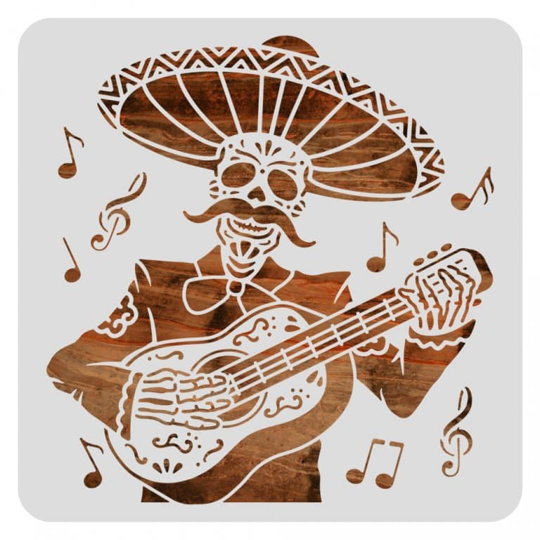 Plastová šablona FINGER Inspire Slunce a fáze Měsíce 30x30cm