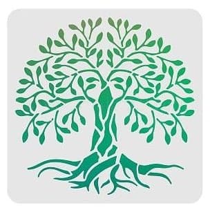 Plastová šablona FINGER Inspire Slunce a fáze Měsíce 30x30cm