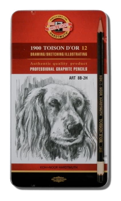 Sada grafitových tužek Koh-i-Noor ART 1912 2H-8B
