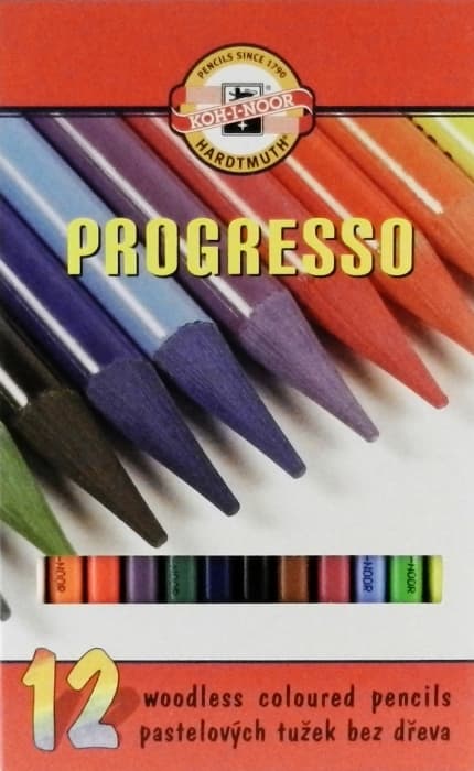 Koh-i-Noor Progresso 8756012 sada 12 pastelek v laku