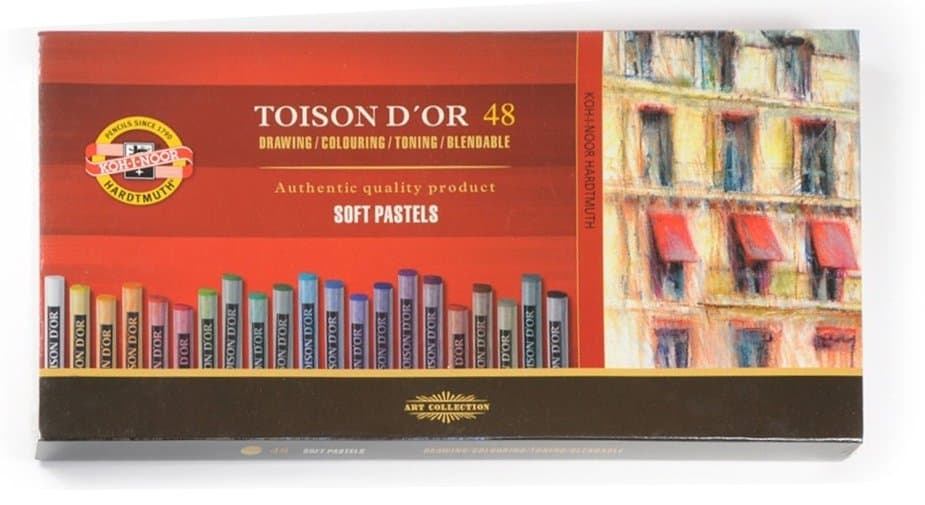 Sada suchých pastelů Koh-i-Noor Toison D'Or 48 barev