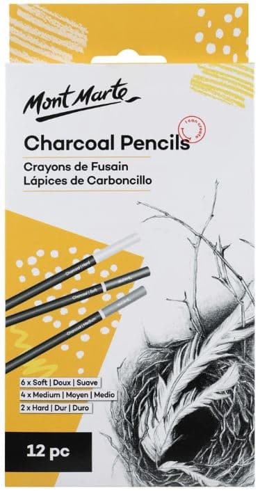 Mont Marte sada 12 uhlových tužek pro kreslení