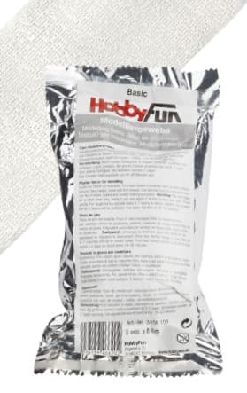 Sádrový obvaz HobbyFun 8cm x 3m pro modelování