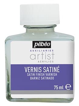 Pébéo saténový lak pro akryl vodou ředitelný 75ml