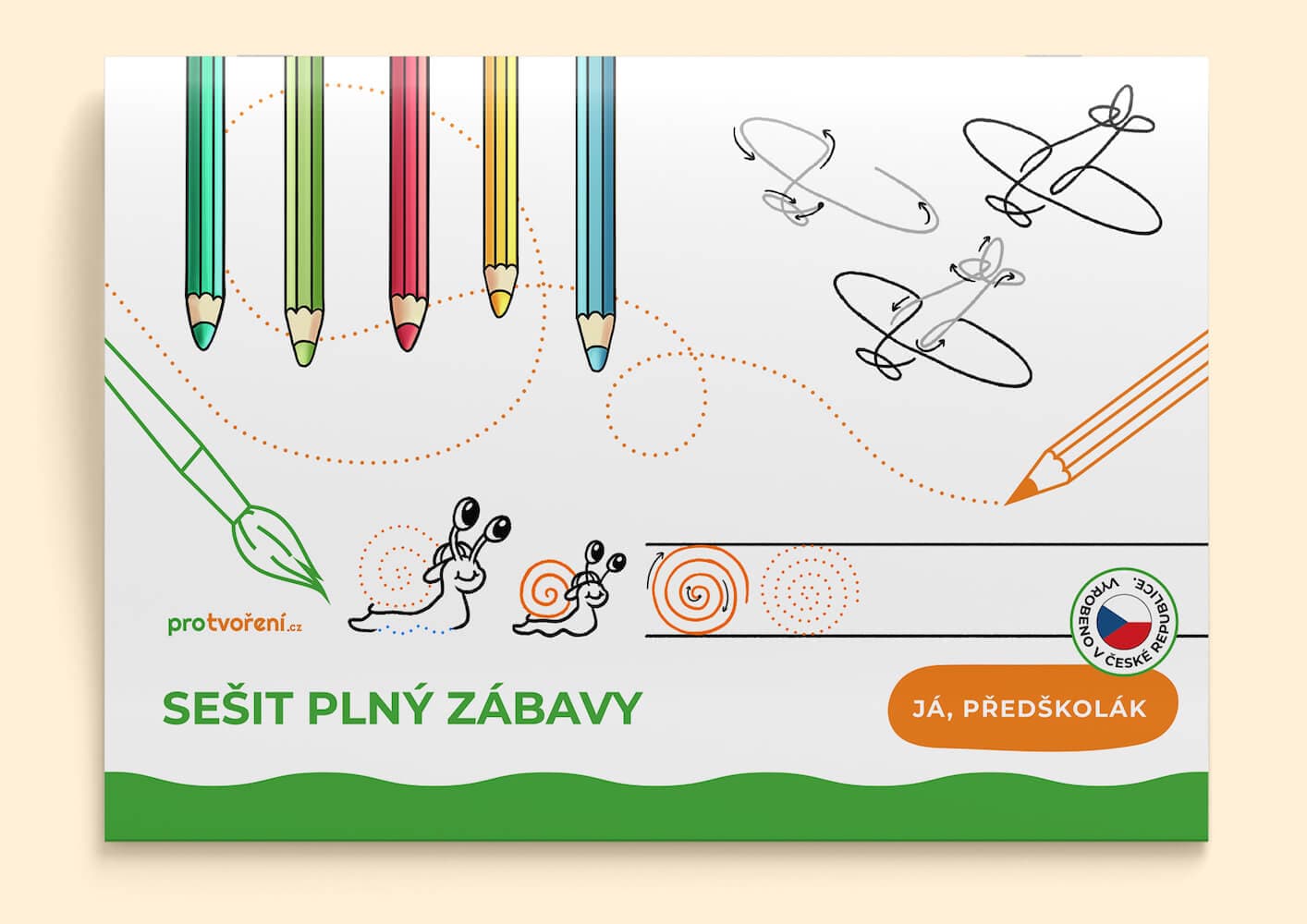 Sešit plný zábavy Já předškolák A5 Pro tvoření