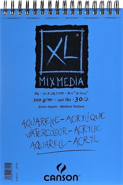 Canson XL Mix Media skicák A4 300g přední pohled
