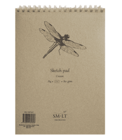 Skicák SMLT Cream A5 80g 70 listů krémový