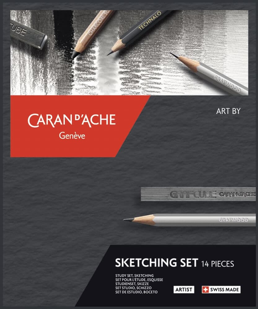 Caran d'Ache Sketching Set ART BY 14 ks kartonový box