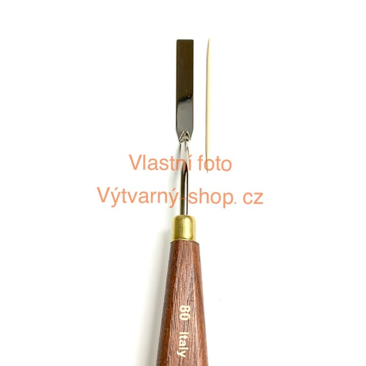 Špachtle malířská Jumanika 80 plochá 8x52 mm čelní pohled
