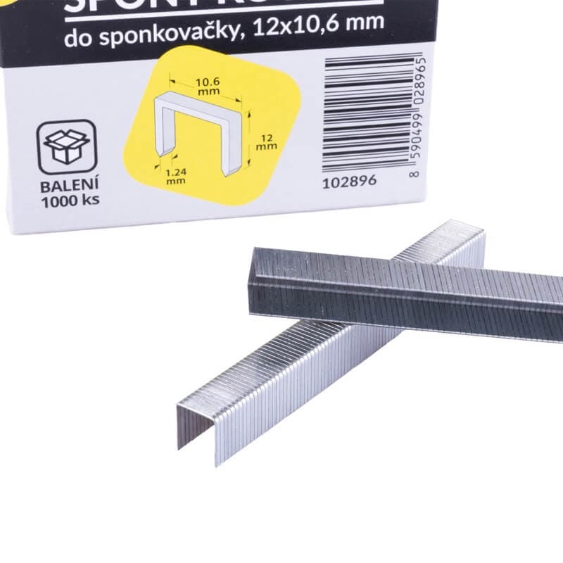 Spony MasiPro 10,6x8mm do sponkovačky 1000 kusů