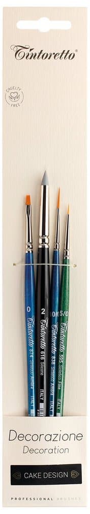 Tintoretto 8210 sada štětců Cake Design blistr