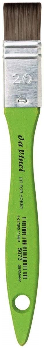 DaVinci zelený plochý spalter 5073-20 syntetický štětec