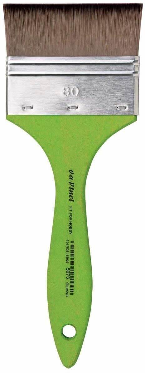 DaVinci zelený plochý spalter štětec 5073-80 malířský
