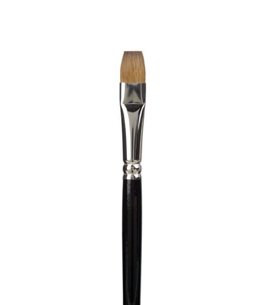 Štětec Kolinsky Kolibri Red Sable plochý 788-4 přírodní