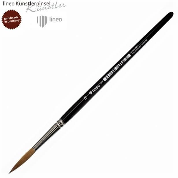 Štětec Lineo Kolinsky kulatý s dlouhým vlasem 197-1