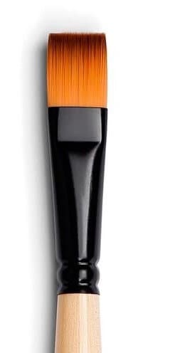 Plochý syntetický štětec Tintoretto 161-2 Mars krátký