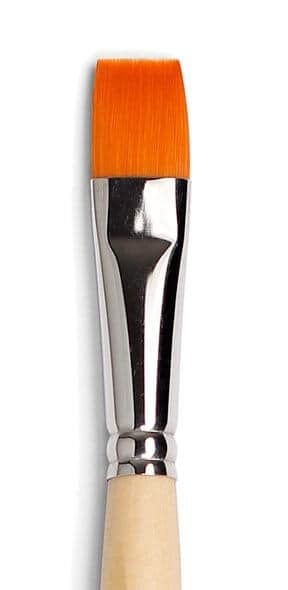 Plochý syntetický zlatý štětec Tintoretto 708-0 na akryl