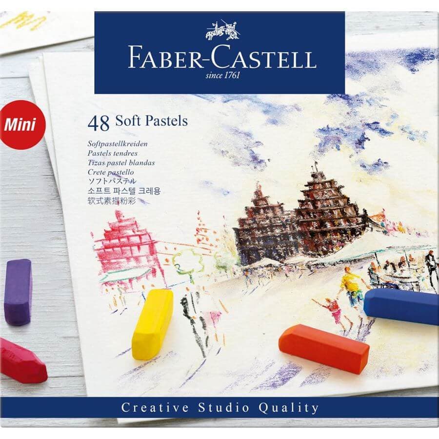 Faber-Castell Soft Pastel Mini sada 48 suchých pastelů