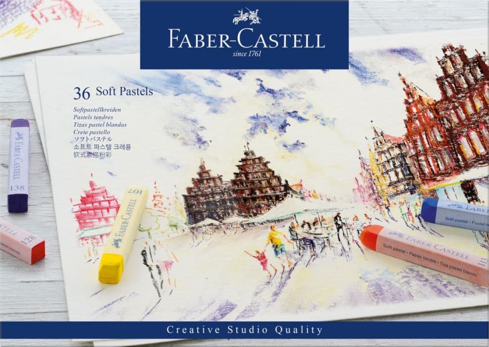 Faber-Castell Soft Pastel sada 36 suchých pastelů