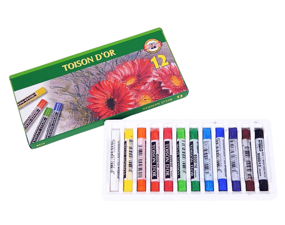 Sada suchých pastelů Toison D'Or Koh-I-Noor 12 barev