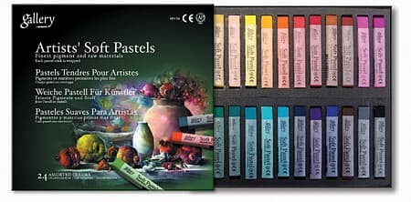 Suché pastely Mungyo Gallery Soft Pastel 24 barev