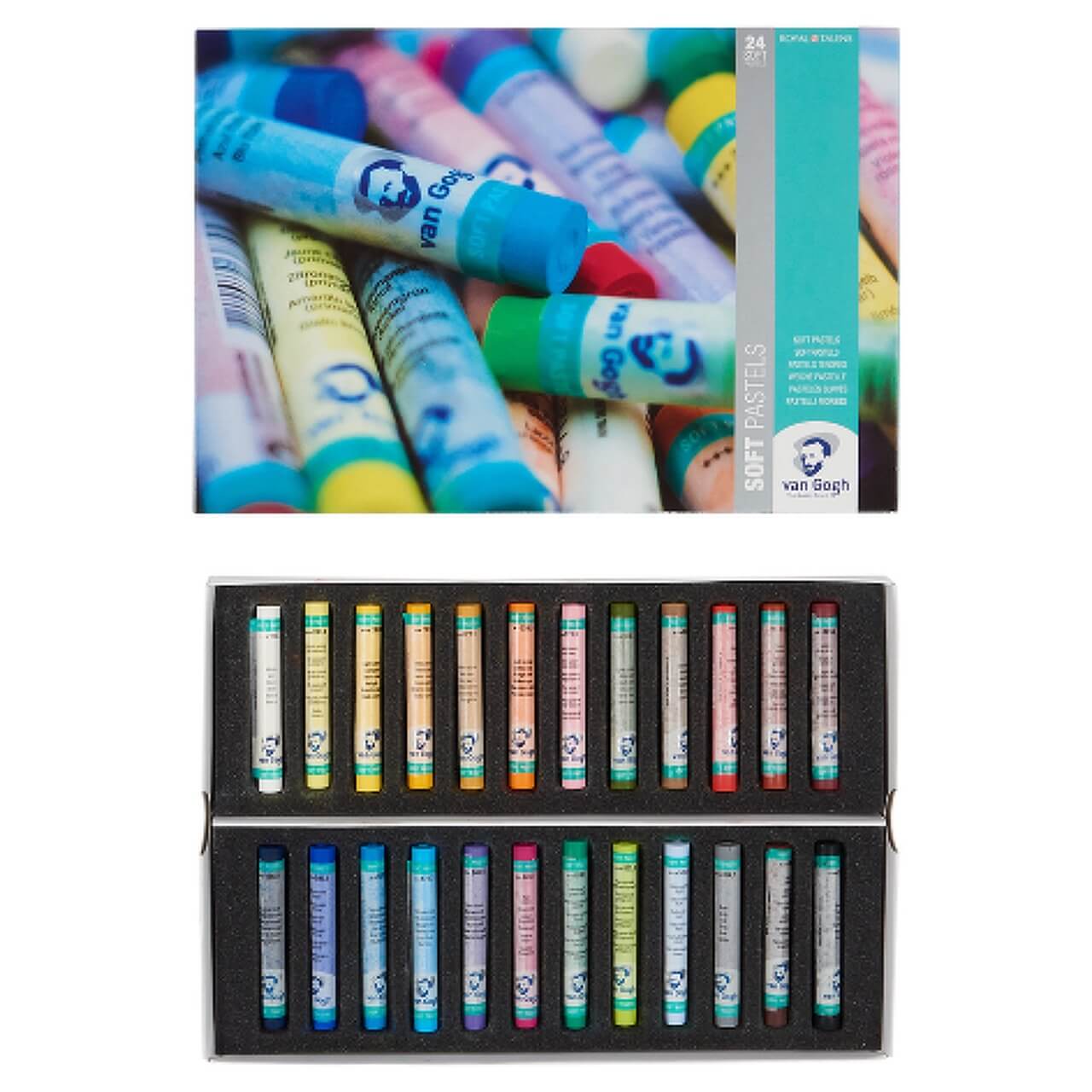 Van Gogh sada 24 suchých pastelů Mungyo 90820124
