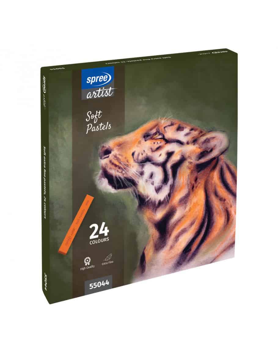 Spree Artist soft pastely 24 ks základní barvy sada