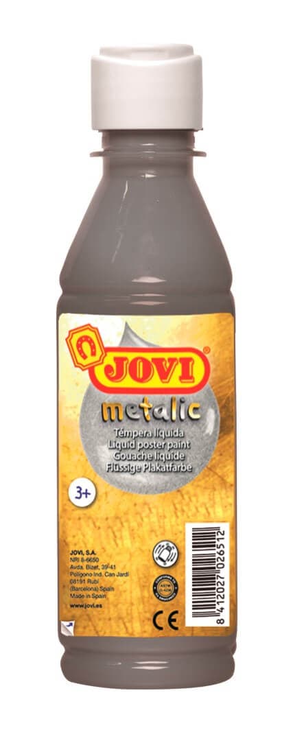 Temperová barva Jovi Premium 250 ml stříbrná