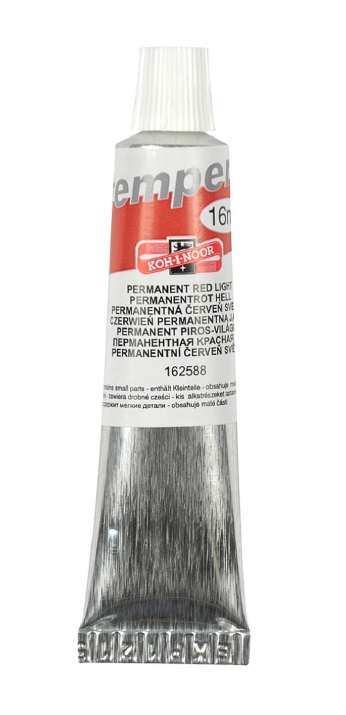 Koh-i-Noor temperová barva červená světlá permanentní 16 ml