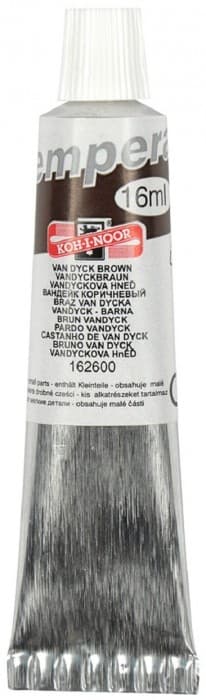 Koh-i-Noor temperová barva hnědá van Dyckova 16 ml