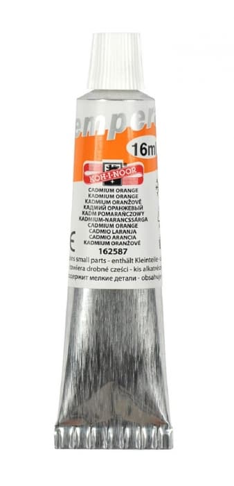 Koh-i-Noor temperová barva oranžová kadmium 16 ml