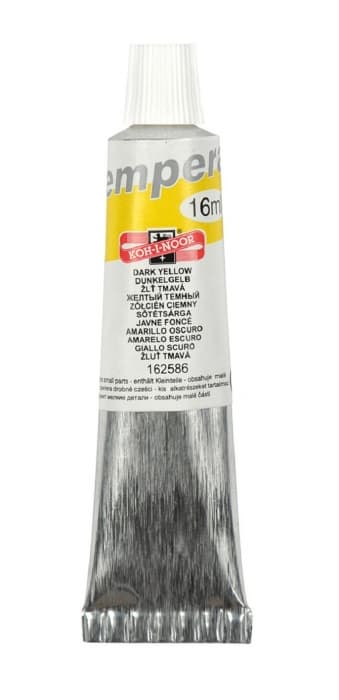 Koh-i-Noor temperová barva žlutá tmavá 16 ml