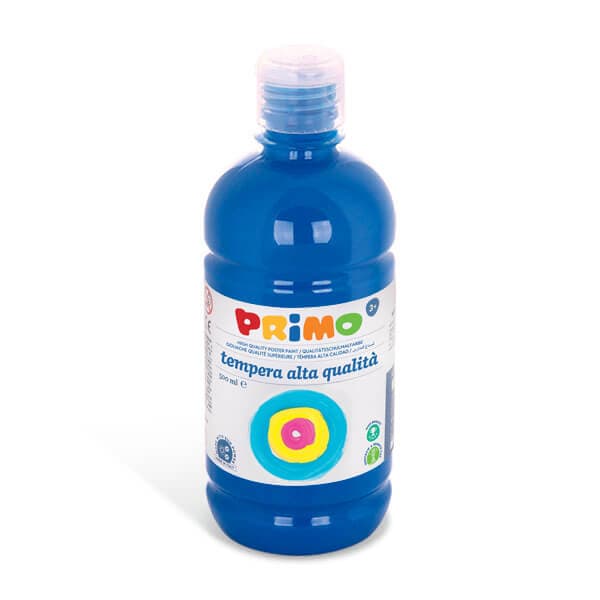 Tempera PRIMO Alta 500 ml modrá cyan základní barva