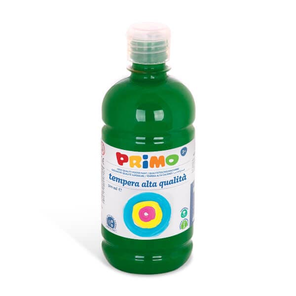 Tempera PRIMO Alta 500 ml tmavě zelená barva
