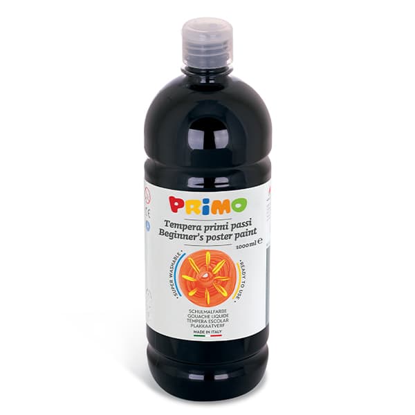 Primo temperová barva Beginner's Ready-Mix černá 1000 ml