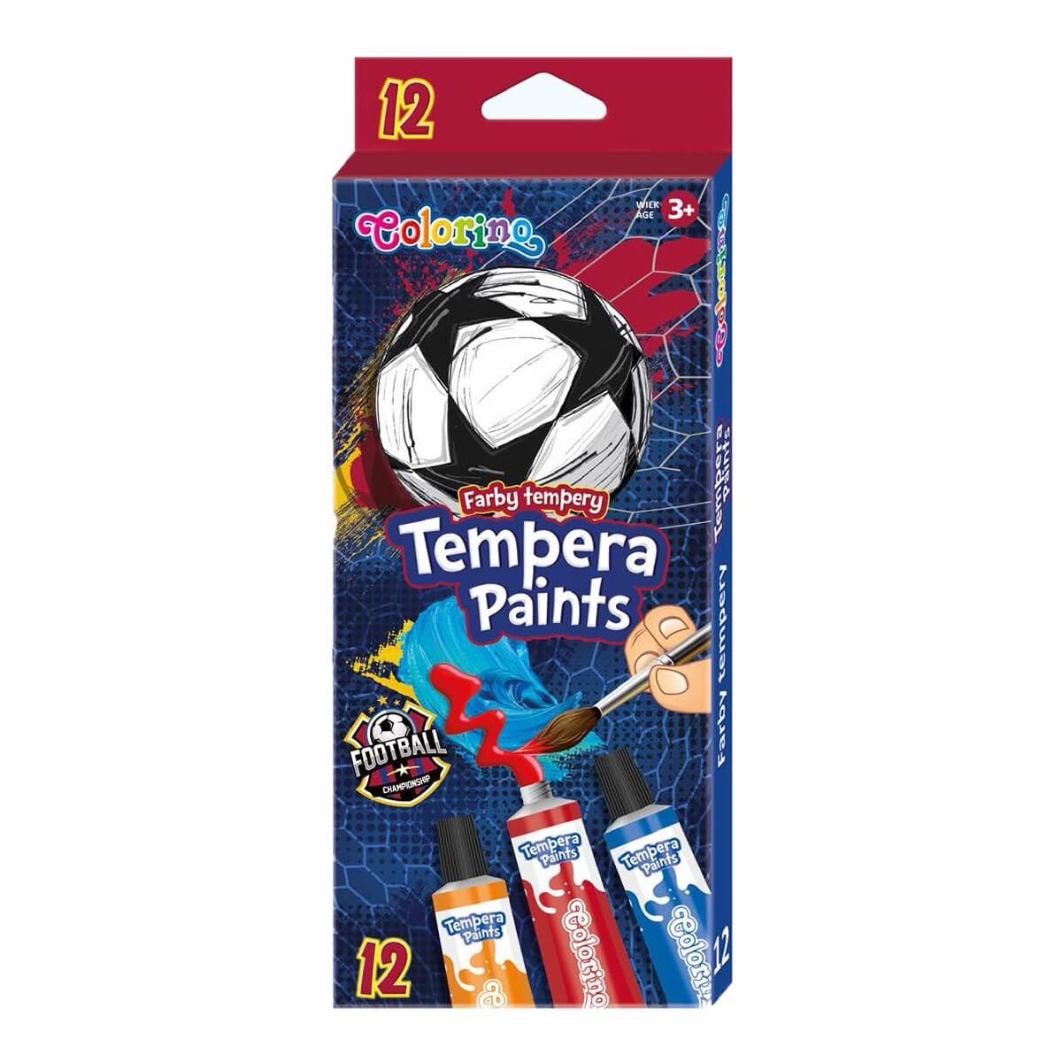 Colorino temperové barvy fotbalová edice 12 barev