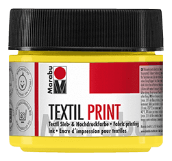 Marabu Textil Print žlutá tiskařská barva 100 ml